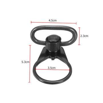 AR15 Rings QD Tactical Strap Buckle QD End Plate Tactical Sling Mount W QD Sling Swivel Mount