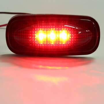 For Ford F350 F450 LED Fender Bed Side Marker Lights Lamps Smoke Lens (COLOR.: RED)