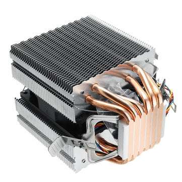 DC12V 6 Heat Pipe Computer CPU Fan Cooler Ultra-quiet Heat Sink For Lag1156/1155/1150/775