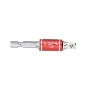 BROPPE 3Pcs Power Screwdriver Extension Bar Adapter 1/4 Inch Hex Shank Driver Socket Bit with Rotati