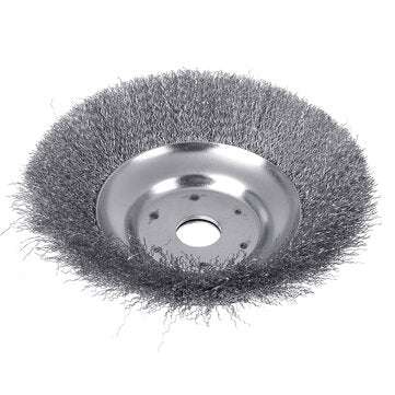8inch/200MM Grass Strimmer Head Trimmer Brush Solid Steel Wire Wheel Garden Weed Tools