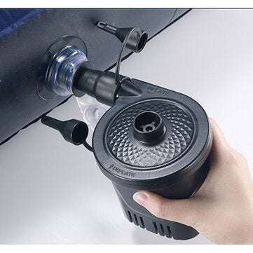 Electric USB Air Inflation Suction Pump Compressor Portable Ultra-quiet Rechargeable Inflator With 3