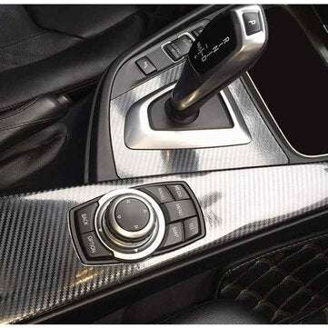 7D Glossy Carbon Fiber Vinyl Film Car Interior Wrap Stickers Auto Accessories