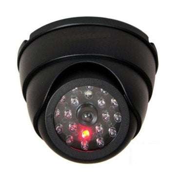 Bakeey 27LED Light Dummy Dome Security CCTV IP Camera with IR LED Flashing Light ... (COLOR.: WHITE)