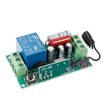 AC220V 1CH Learning Type Wireless Remote Control Switch Lamp Access Control Switch Controller with S