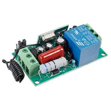 AC220V 1CH Learning Type Wireless Remote Control Switch Lamp Access Control Switch Controller with S