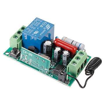 AC220V 1CH Learning Type Wireless Remote Control Switch Lamp Access Control Switch Controller with S