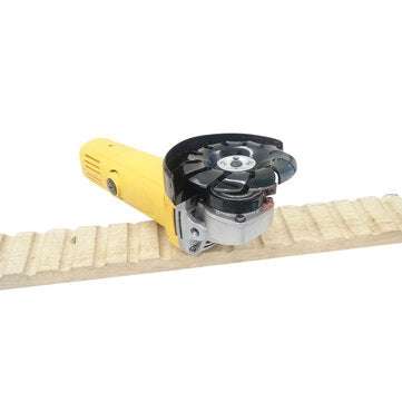 90mm 12 Teeth Manganese Steel Wood Carving Disc 22mm Bore Grinder Shaping Disc for 125 Angle Grinder