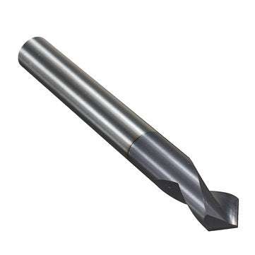 Drillpro 5pcs 6mm 90 Degree Chamfer Mill 2 Flutes HRC45 Carbide End Milling Cutter