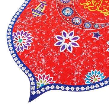 8Pcs Ramadan Mubarak Arabic Bunting Islamic Celebration Banner Flag Decorations