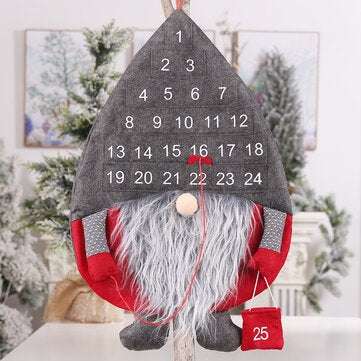 Christmas Decorations Christmax Calendar Countdown Calendar Creative Calendar (COLOR.: GREY)