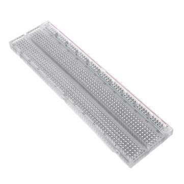 730 Holes Transparent Breadboard Protoboard DIY Kit Universal PCB Circuit Board Solderless