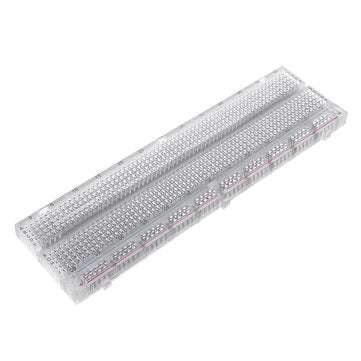 730 Holes Transparent Breadboard Protoboard DIY Kit Universal PCB Circuit Board Solderless