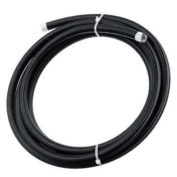 AN3/AN4/AN6/AN8/AN10 10FT Fuel Hose Oil Gas Line PTFE Nylon Stainless Steel Braided Hose (TYPE: AN8)