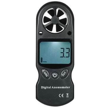 8 in 1 Handheld Digital Anemometer Wind Speed Temperature Humidity Tester Wind Chill Heat Index Dew