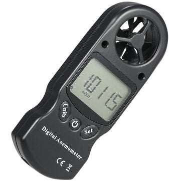 8 in 1 Handheld Digital Anemometer Wind Speed Temperature Humidity Tester Wind Chill Heat Index Dew