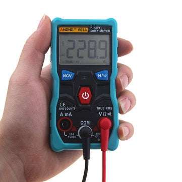 ANENG V01A Digital True RMS Multimeter Tester Autoranging Automotriz Multimeter Blue Color