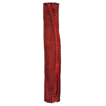 Carbon Fiber Cloth Black Red Fabric Twill Weave Panel Sheet 200gsm