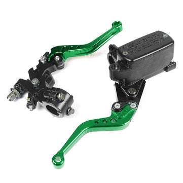 7/8inch 22mm Motorcycle Hydraulic Brake Clutch Lever Handlebar Master Cylinder Al... (COLOR.: GREEN)