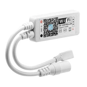 ARILUX SL-LC 09 Super Mini LED WIFI APP Controller + RF Remote Control For RGB LED Strip DC9-28V