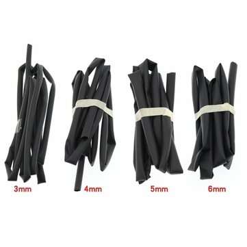 AOQDQDQD 4Pcs DIY 3mm 4mm 5mm 6mm Diameter Assortment Repair Tools Insulated Sheath Heat Shrink Tu