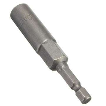 80mm Long 10mm Hex Socket Nut Driver Setter 1/4 Inch Hex Shank