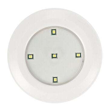 6PCS LED Wireless Cabinet Light Kitchen Counter Under Touch Closets Lighting Puck Lamp with Remote C