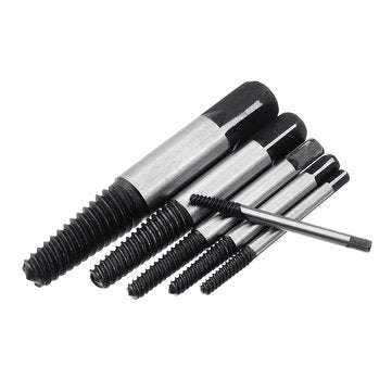 6pcs Damaged Screw Extractor Set Easy Out Broken Nut Screw Bolt Remover Kit