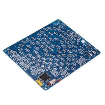 DIY 51 MCU 4 Heart-shaped LED Flash Electronic Kit With Music and Case