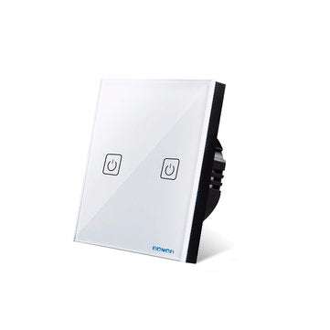 BONDA 1/2/3 Way Smart Switch 86 Type Wall Touch Switch (COLOR: WHITE | WAY: 2WAY)