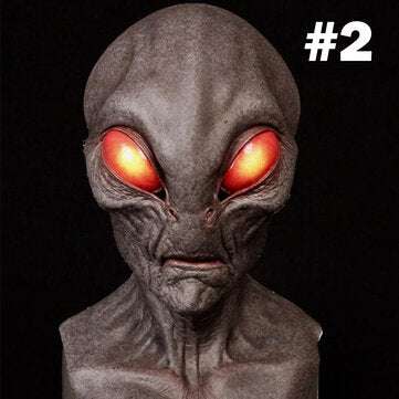 Cosplay Alien UFO Full Face Mask Halloween Party Carnival Props Masquerade (STYLE: #2)