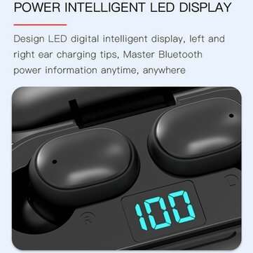 Bakeey H6 Smart bluetooth Headsets TWS Digital Display Wireless In-ear Earphone with Mic for Huawei