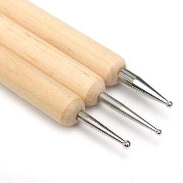 6Pcs Leather Craft Modelling Spoon Carving Stylus Tool Set