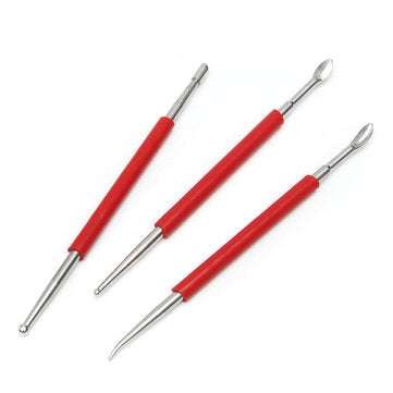 6Pcs Leather Craft Modelling Spoon Carving Stylus Tool Set