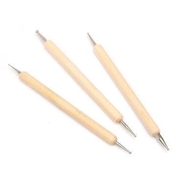 6Pcs Leather Craft Modelling Spoon Carving Stylus Tool Set