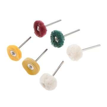 6pcs Polisher Buffer Wheel Polishing Buffing Pad Kit for Rotary Tool