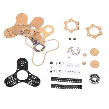 DIY LED Display Rotation Finger Tip Gyro Kit Electronic Production LED Display Module Kit