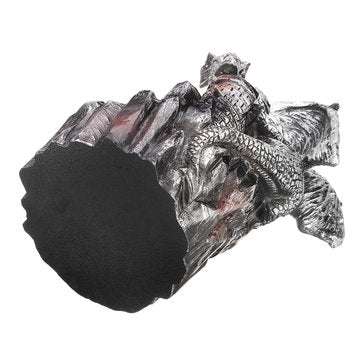 7.5 inch LED Flying Dragon Incense Burner Backflow Waterfall Holder Home Office Ornament 10pcs Aroma