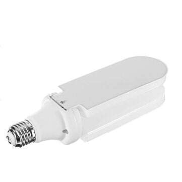 AC85-256V 30W E27 LED Bulb 2 blades Foldable Fan Blade Adjustable Ceiling Lamp for Indoor Home Use