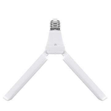 AC85-256V 30W E27 LED Bulb 2 blades Foldable Fan Blade Adjustable Ceiling Lamp for Indoor Home Use