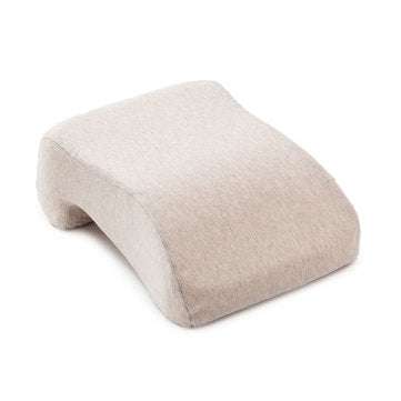 8H Memory Foam Neck Protective Waist Travel Pillow Back Antibacterial Portable (COLOR.: BEIGE)