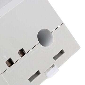 AC 200-450V Din Rail AC LED Dual Display Voltmeter Ammeter Voltage Ampere Gauge