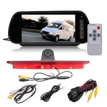 7 Inch Car Rear View Camera Monitor w/Brake Light Reversing Camera Kit Fit Mercedes Sprinter