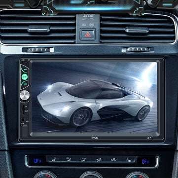 7 Inch Car MP5 Player Reversing Video Touch Screen Mobile Phone Projection Screen Steering Wheel Con