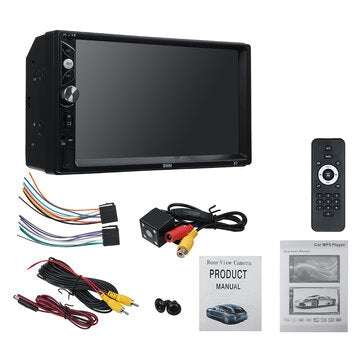7 Inch Car MP5 Player Reversing Video Touch Screen Mobile Phone Projection Screen Steering Wheel Con
