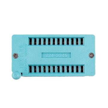 6pcs IC Lock Seat Zif Socket Test Universal zif Sockets 24Pin Wide