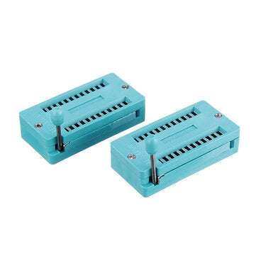 6pcs IC Lock Seat Zif Socket Test Universal zif Sockets 24Pin Wide