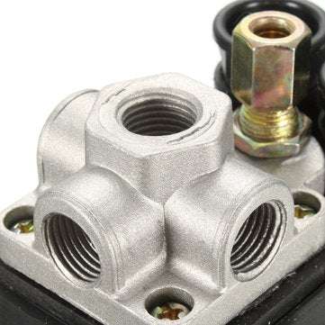 7.25-125PSI Air Compressor Pressure Switch Air Valve Manifold Compressor Regulator Gauges 240V