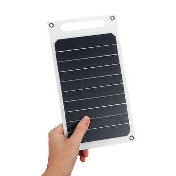 6V 10W 1.7A Portable Monocrystalline Solar Panel Slim & Light USB Charger Charging Power Bank Pad