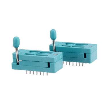6pcs IC Lock Seat Zif Socket Test Universal zif Sockets 14Pin